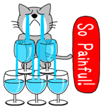Sloppi in a wine glass (English ver.) sticker #3308387