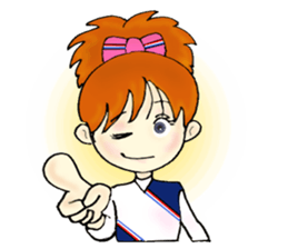 Emily is a cheerleader sticker #3308430