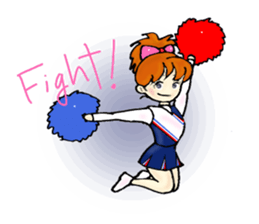 Emily is a cheerleader sticker #3308453
