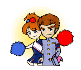 Emily is a cheerleader sticker #3308457