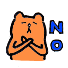 Untalktive Bear sticker #3308751