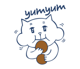 Bilingual cat. sticker #3309219