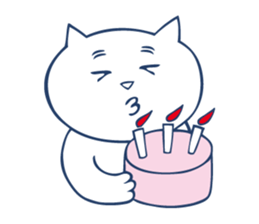 Bilingual cat. sticker #3309222