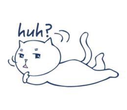 Bilingual cat. sticker #3309226