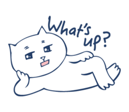 Bilingual cat. sticker #3309227