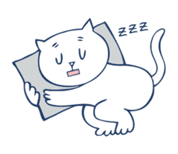 Bilingual cat. sticker #3309228