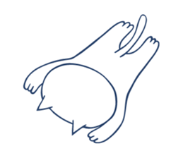 Bilingual cat. sticker #3309229