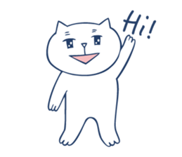 Bilingual cat. sticker #3309230