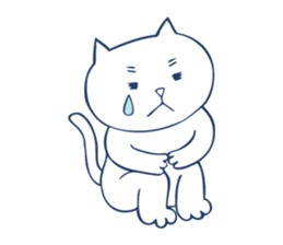 Bilingual cat. sticker #3309237