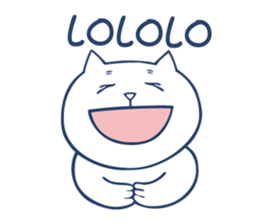 Bilingual cat. sticker #3309239