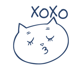 Bilingual cat. sticker #3309242