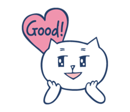 Bilingual cat. sticker #3309257