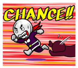 Mask of PEARL and GOLDCOIN MAN sticker #3309708