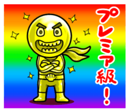 Mask of PEARL and GOLDCOIN MAN sticker #3309709