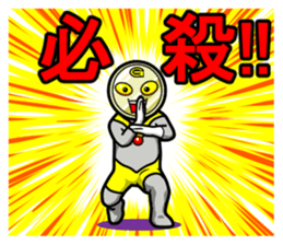 Mask of PEARL and GOLDCOIN MAN sticker #3309715