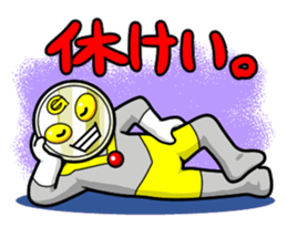 Mask of PEARL and GOLDCOIN MAN sticker #3309717