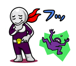 Mask of PEARL and GOLDCOIN MAN sticker #3309722