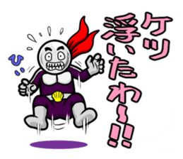 Mask of PEARL and GOLDCOIN MAN sticker #3309729