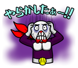 Mask of PEARL and GOLDCOIN MAN sticker #3309730