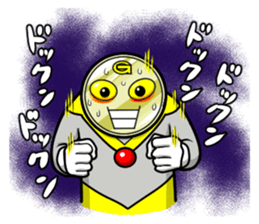 Mask of PEARL and GOLDCOIN MAN sticker #3309733