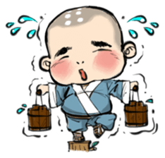The Cute Little Monk sticker #3309907