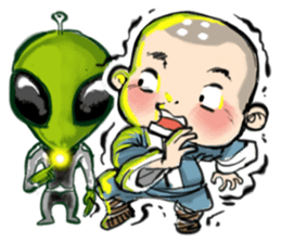 The Cute Little Monk sticker #3309930