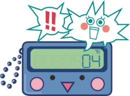 Pager Sticker (no alphabet) sticker #3310425