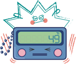 Pager Sticker (no alphabet) sticker #3310445