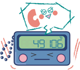 Pager Sticker (no alphabet) sticker #3310446