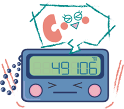 Pager Sticker (no alphabet) sticker #3310446