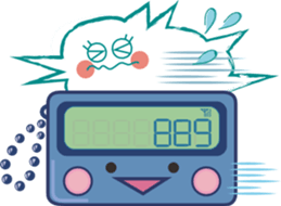 Pager Sticker (no alphabet) sticker #3310447