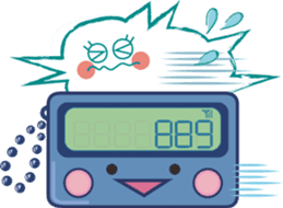 Pager Sticker (no alphabet) sticker #3310447