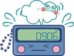 Pager Sticker (no alphabet) sticker #3310449