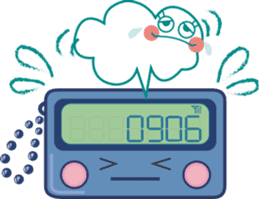 Pager Sticker (no alphabet) sticker #3310449