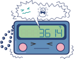 Pager Sticker (no alphabet) sticker #3310453