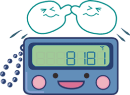 Pager Sticker (no alphabet) sticker #3310456