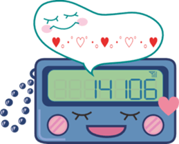 Pager Sticker (no alphabet) sticker #3310457