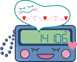 Pager Sticker (no alphabet) sticker #3310457