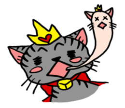 cat prince tibisuke sticker #3310497