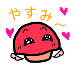 A angel of a shimeji mashroom. sticker #3310548