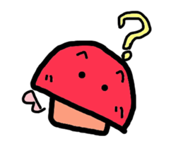 A angel of a shimeji mashroom. sticker #3310553