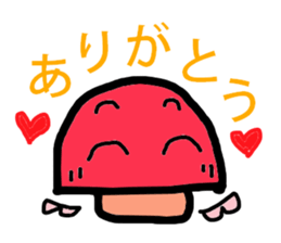 A angel of a shimeji mashroom. sticker #3310560