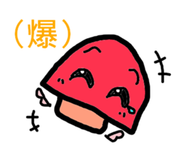 A angel of a shimeji mashroom. sticker #3310570