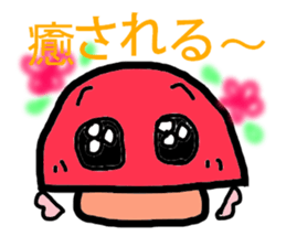 A angel of a shimeji mashroom. sticker #3310576