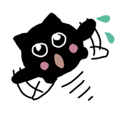 Black cat's sticker #3311268