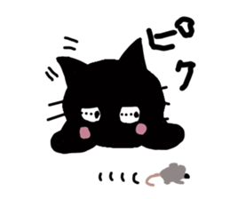 Black cat's sticker #3311270