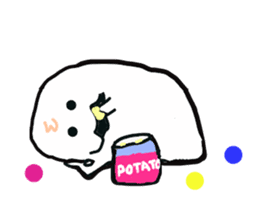 Cheerful ghost sticker #3311499