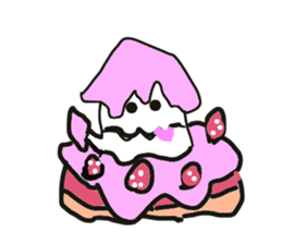 Cheerful ghost sticker #3311501