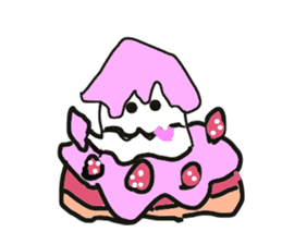 Cheerful ghost sticker #3311501