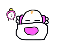Cheerful ghost sticker #3311503